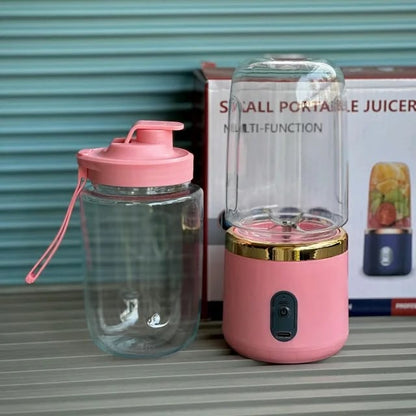 Portable Mini Electric Juicer Blender – USB Rechargeable Personal Smoothie Maker