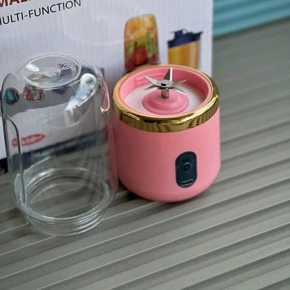 Portable Mini Electric Juicer Blender – USB Rechargeable Personal Smoothie Maker